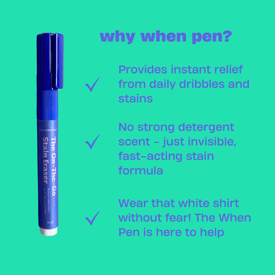 The When Pen - The #1 On-The-Go Stain Erasing Stick